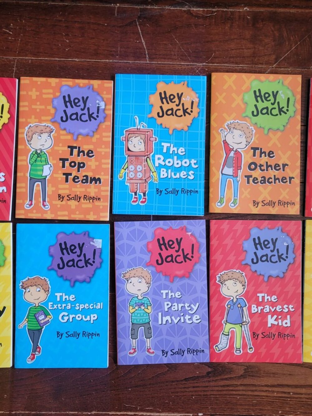 Lot of 10 "Hey, Jack" children's books by Sally Rippin